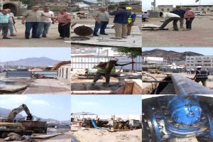 عدن تتلقى دفعة جديدة لتحسين مياه التواهي بخط توزيع حديث
