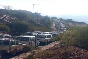 موكب الضالع ينطلق إلى عدن لدعم الاعتصام بساحة العروض