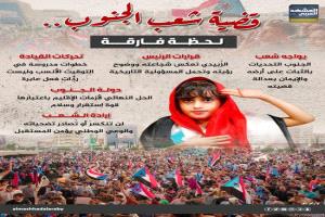 شعب الجنوب يثبت موقفه حول قضيته والمجلس الانتقالي يقوده نحو الاستقلال