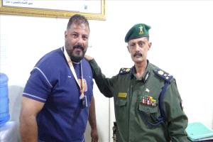 عدن تستقبل بطل آسيا في مصارعة الذراعين أدهم بدر بعد فوزه بفضيتين