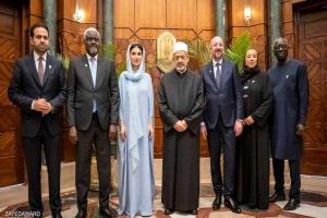 شيخ الأزهر يلتقي لجنة جائزة زايد للأخوّة الإنسانية بالقاهرة