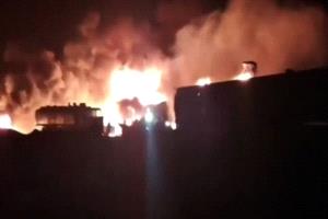 عاجل - سوريا.. انفجار في إحدى مصافي النفط شرقي دير الزور