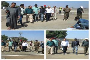 عودة الروح لملعب الصقر.. زيارة رسمية تواكب آخر مراحل إعادة التأهيل في تعز