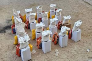 انتقالي تريم يواسي أسر الشهداء بسلال غذائية في لفتة إنسانية