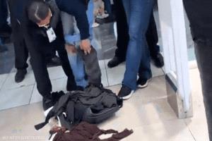 تحت البنطال.. إحباط محاولة سرقة غريبة في المكسيك