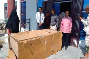 لحج تتعزز خدمات الغسيل الكلوي باستلام 12 كرسيًا طبيًا بدعم الهلال الأحمر القطري