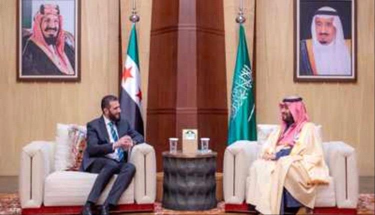 أول تصريح من أحمد الشرع بعد لقاء ولي العهد السعودي
