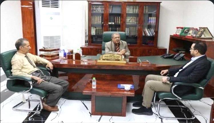 رئيس مجلس القضاء الأعلى يلتقي رئيس الهيئة العامة للأراضي والمساحة والتخطيط العمراني
