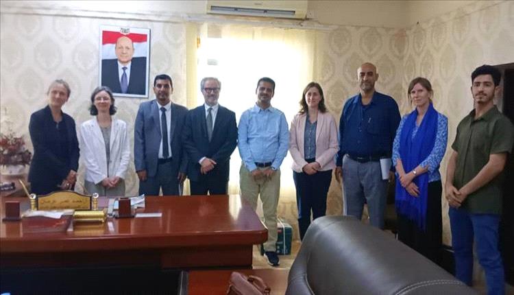 تعزيز حقوق الإنسان وسيادة القانون في اليمن.. لقاء مثمر بين نائب وزير الشؤون القانونية ووفد الاتحاد الأوروبي في عدن