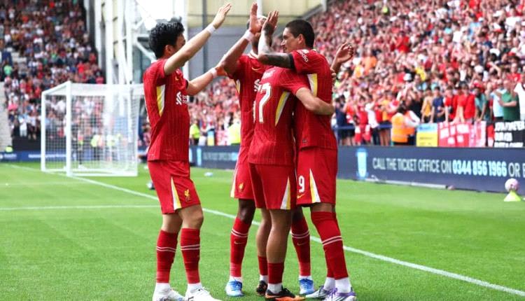 ليفربول يهزم ستوك سيتي بخماسية وديًا
