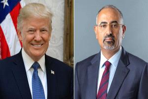 الرئيس الزُبيدي يهنئ الرئيس ترامب بمناسبة ذكرى استقلال الولايات المتحدة