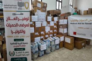 إقامة مشروع توفير العلاج لمرضى الحميات والكوليرا في عدد من المحافظات
