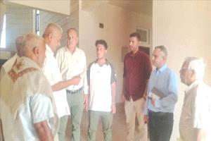 مدير عام الملاح يستقبل لجنة فنية من وزارة المياة والبيئة والصرف الصحي للاطلاع على اوضاع المياه والصرف 