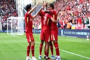 ليفربول يهزم ستوك سيتي بخماسية وديًا
