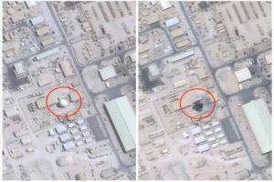 صور فضائية تكشف ضربات دقيقة.. إيران تخرق الخطوط الحمراء وتستهدف قاعدة العديد في قطر