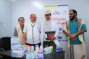 العجيلي يدشن أعمال القافلة الطبية التخصصية بالمركز الصحي حلفون
