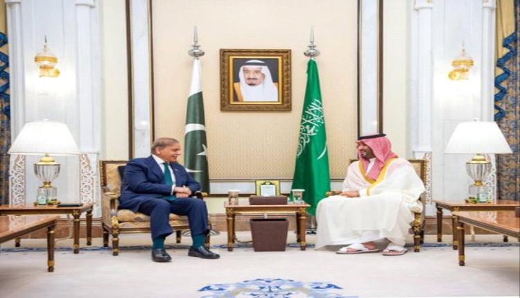 ولي العهد السعودي يستقبل رئيس وزراء باكستان ويبحثان تعزيز التعاون الثنائي