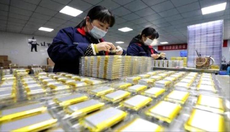 68 % زيادة في إنتاج بطاريات الليثيوم – أيون في الصين