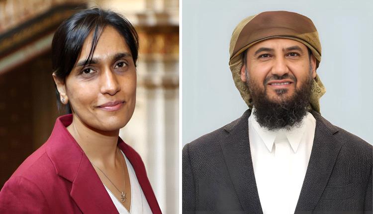 المحرّمي يبحث مع السفيرة البريطانية فرص السلام وسبل إنقاذ الاقتصاد