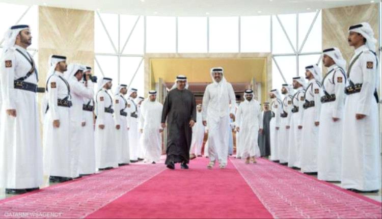 رئيس الإمارات وأمير قطر يبحثان المستجدات في المنطقة
