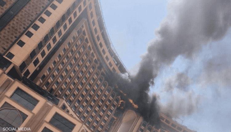 اندلاع حريق بفندق ضخم في بغداد