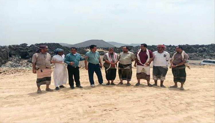 شبوة.. تدشين مشروع إنشاء خزان مياه الخبية بمنطقة بئر علي - رضوم

