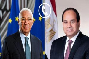 السيسي وكوستا يؤكدان على ضرورة تكثيف الجهود لإقامة الدولة الفلسطينية وحل الدولتين
