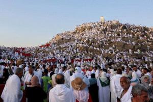 توافد أكثر من 1.6 مليون حاج إلى صعيد عرفات لأداء ركن الحج الأعظم