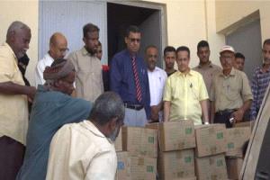 بتوجيهات من الرئيس الزُبيدي.. رفد المستشفيات والمراكز الطبية بمحافظة لحج بكميات من المحاليل الوريدية