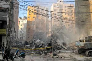 لبنان.. إسرائيل منعت تفتيش مبنى بضاحية بيروت قبل قصفه