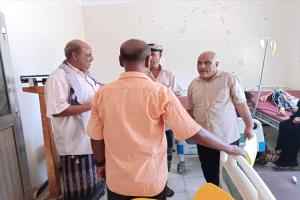 لحج.. الأمين العام للمجلس المحلي ومدير الصحة يتفقدان مستشفى الشط والوحدة الصحية بالمضاربة
