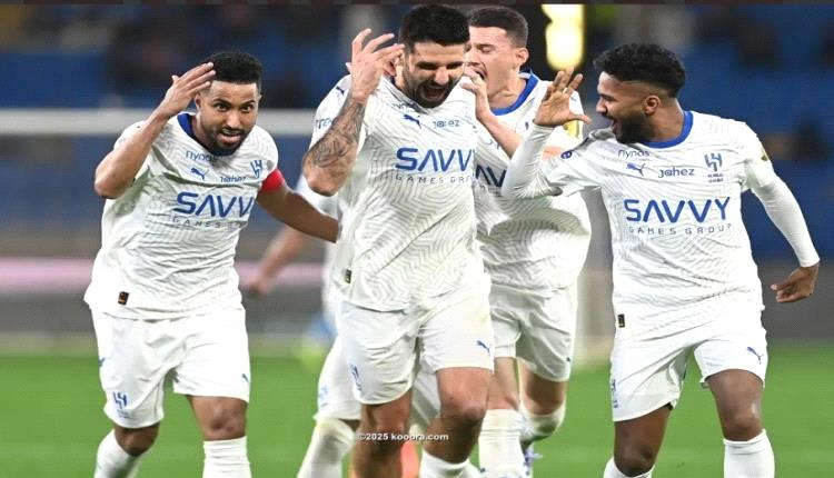 الهلال يهزم الفيحاء بثنائية ويواصل مطاردة الاتحا