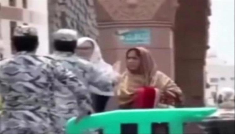 القبض على امرأة اعتدت على رجل أمن في المسجد النبوي

