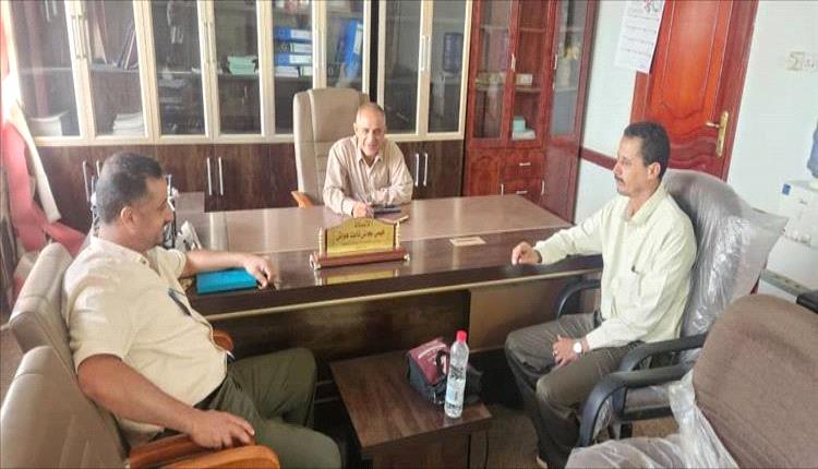 مدير تربية يهر يلتقي مدير مكتب التربية بلحج لمناقشة مستجدات القطاع التعليمي
