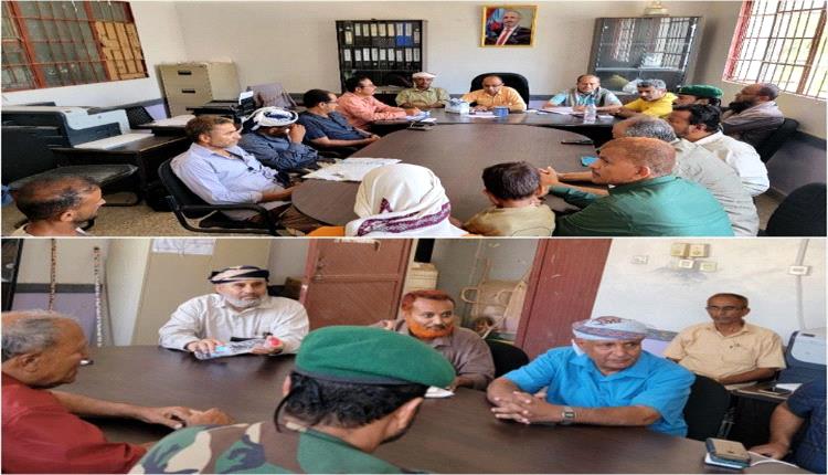 مدير عام حالمين يناقش آلية إعادة خدمة مياه الجبل مع اللجنة المعنية للمشروع
