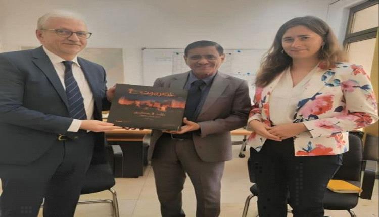 البحسني يبحث مع نائبة السفير الألماني سبل تعزيز العلاقات ودعم جهود السلام