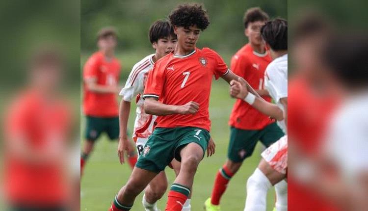 شاهد.. أداء كارثي لابن رونالدو في مباراته الأولى مع البرتغال