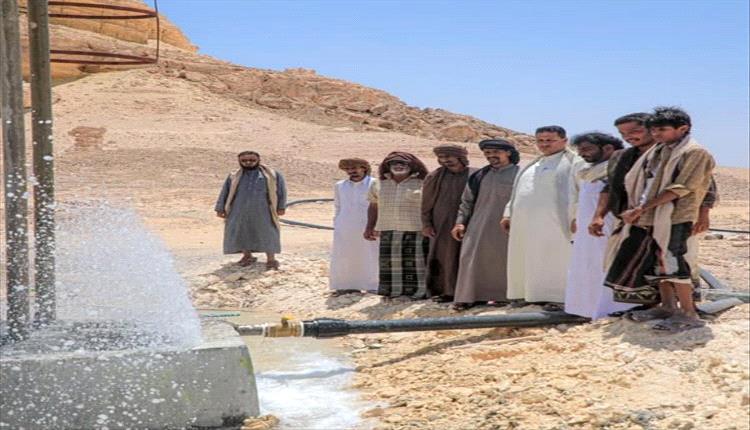 استكمال مشروع مياه متكامل في منطقة هيضيل الصحراوية بالمهرة
