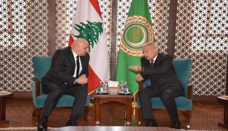 دعم الجامعة العربية الكامل للبنان
