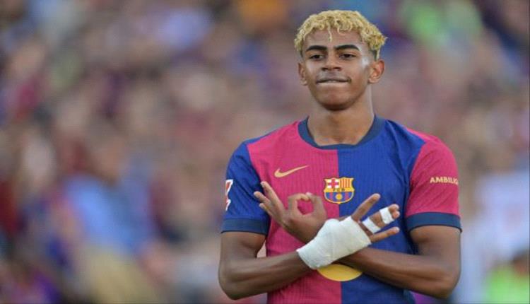 برشلونة يربط نجم المستقبل لامين يامال بعقد تاريخي