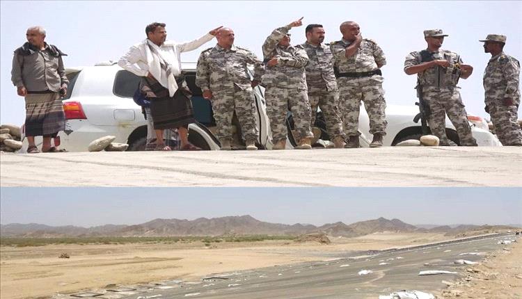 محافظ أبين يتفقد سير العمل بمشروع سد حسان برفقة رئيس مصلحة خفر السواحل
