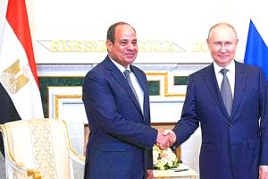 بوتين: مصر شريكنا الإفريقي الأهم وتبادلنا التجاري بلغ 9 مليارات دولار
