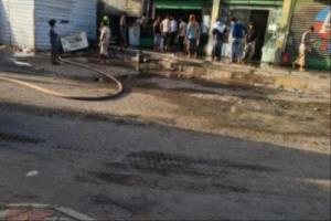 حريق يندلع في كافتيريا بسوق الحجاز مول