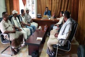 مدير عام مديرية القطن يلتقي وفد من مكتب الزراعة والري بالوادي والصحراء

