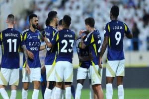 النصر يكتسح الأخدود بتسعة أهداف