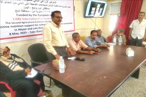 مشروع دعم التغذية ينظم المعرض الزراعي الثاني للحبوب بدلتا تبن

