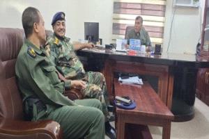 العميد المنهالي يزور إدارة البحث الجنائي ويشيد بجهودها في ضبط المخالفين