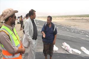 محافظ أبين يتفقد سير الأعمال بمشروع سد حسان الممول من صندوق أبوظبي للتنمية
