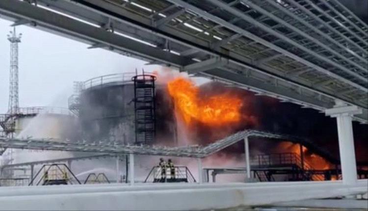 هجوم أوكراني بطائرات مسيّرة يستهدف ناقلة نفط ومنشآت في ميناء روسي على البحر الأسود