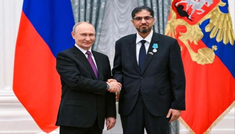 بوتين يكرّم سفير الإمارات في موسكو بوسام بوشكين تقديرًا لدوره الثقافي